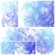 Set of Colorful water color painting background N100
