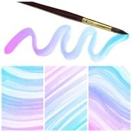 Set of Colorful water color painting background N106