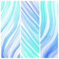 Set of Colorful water color painting background N119