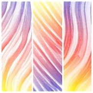 Set of Colorful water color painting background N120