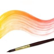 Colorful water color painting background N104