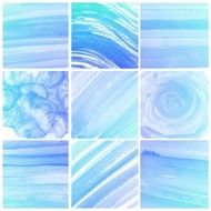 Set of Colorful water color painting background N145