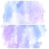 Set of Colorful water color painting background N162