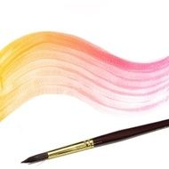 Colorful water color painting background N146