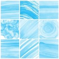 Set of Colorful water color painting background N178