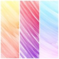 Set of Colorful water color painting background N183