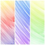Set of Colorful water color painting background N184
