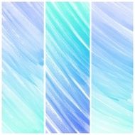 Set of Colorful water color painting background N186