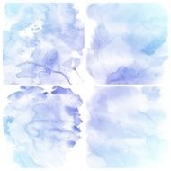 Set of Colorful water color painting background N194