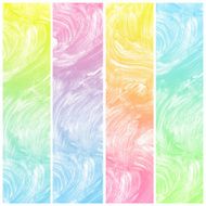 Set of Colorful water color painting background N212