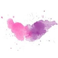 Colorful Water Color splash painting background