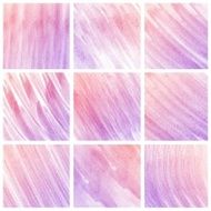 Set of colorful Abstract water color painting background N35