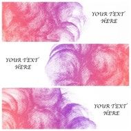 Set of colorful Abstract water color painting background N43