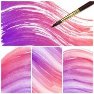 Set of colorful Abstract water color painting background N45
