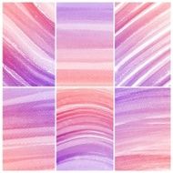 Set of colorful Abstract water color painting background N66