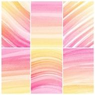 Set of colorful Abstract water color painting background N67