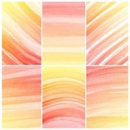 Set of colorful Abstract water color painting background N68
