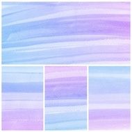 Set of colorful Abstract water color painting background N71