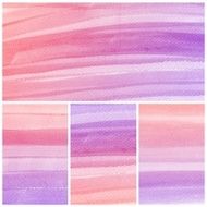 Set of colorful Abstract water color painting background N73