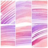 Set of colorful Abstract water color painting background N79