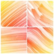 Set of colorful Abstract water color painting background N84