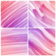 Set of colorful Abstract water color painting background N85