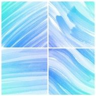 Set of colorful Abstract water color painting background N87