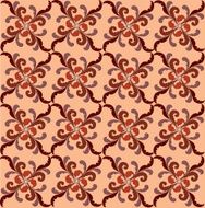 Floral ornamental seamless texture N2
