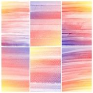 Set of colorful Abstract water color painting background N90