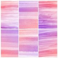 Set of colorful Abstract water color painting background N91