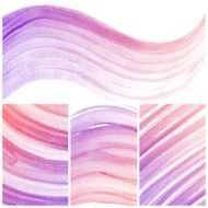 Set of colorful Abstract water color painting background N93