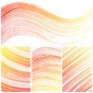 Set of colorful Abstract water color painting background N95