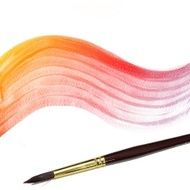 colorful Abstract water color painting background N38