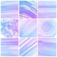 Set of colorful Abstract water color painting background N100