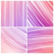 Set of colorful Abstract water color painting background N101