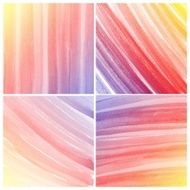 Set of colorful Abstract water color painting background N102