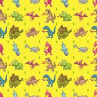 seamless Dinosaur pattern N2