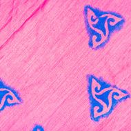 abstract pattern on silk batik N17