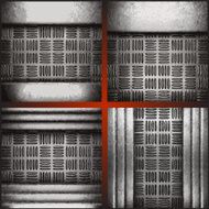 Vector metal background set N64