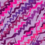 Seamless abstract texture with hand drawn zig zag lines