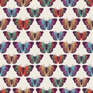 seamless pattern with butterflies N92