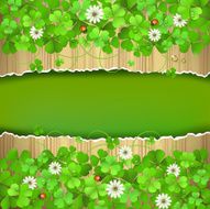Background with clover