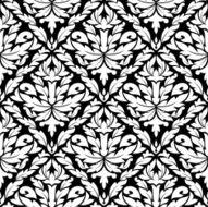 Floral damask seamless pattern N5