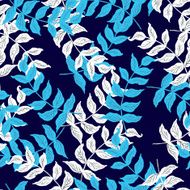 vector pattern with leaves N2