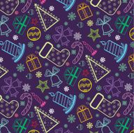 Colored Christmas wallpaper