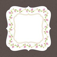 Vintage invitation greeting card