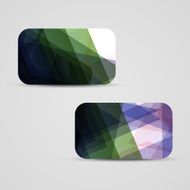 Vector business-card set for your design N160