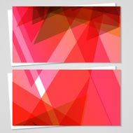 Vector business-card set for your design N162