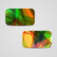 Vector business-card set for your design N165