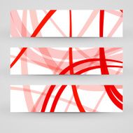 Vector banner set for your design N96